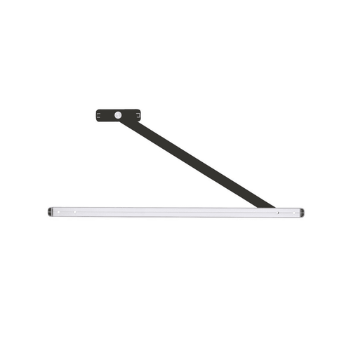 Overhead Concealed Door Stopper and Door Holder, Black - SAS-V600H-BL