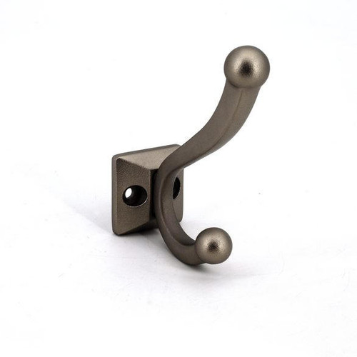 FORGED BRASS DOUBLE HOOK (Satin Brass) - Sugatsune