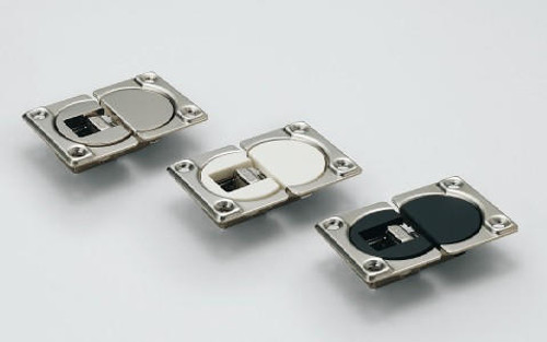 Drop Hinge With Covers  - SDH-P/WT