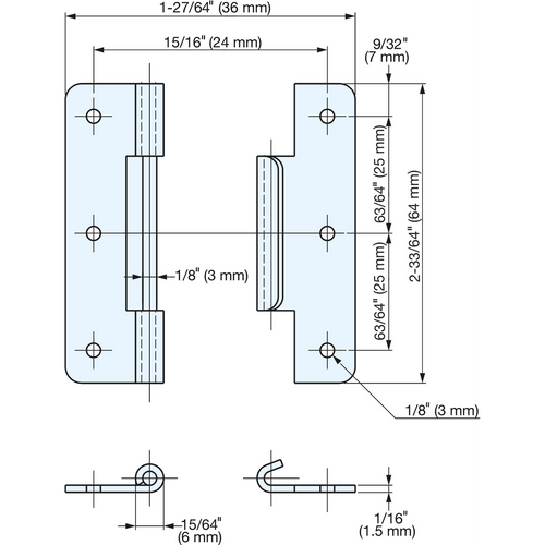 LIFT-OFF HINGE - BN-64S