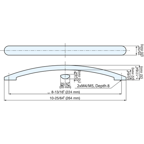 ALUMINUM HANDLE  - SYH-224SL-M4