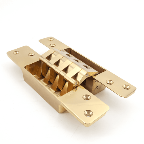 Concealed Hinge Polished Brass  - HES-3038BK/PB