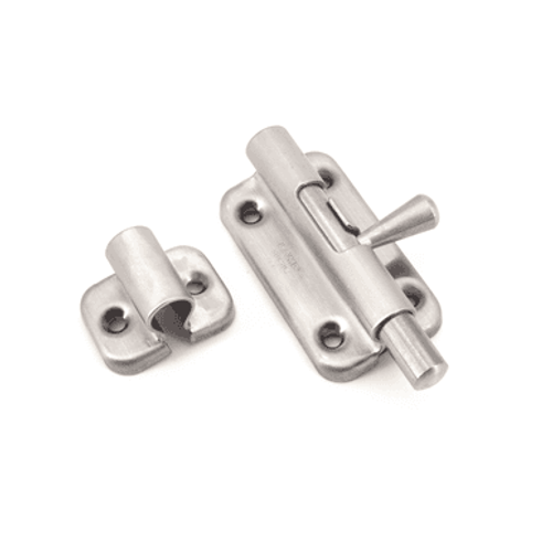 Stainless Steel Barrel Bolt With Spring  - BLS-60-RT