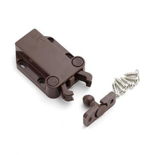 Non-Magnetic Touch Latch (with Floating Strike) For Retail  - MC-37/BRN-1-RT
