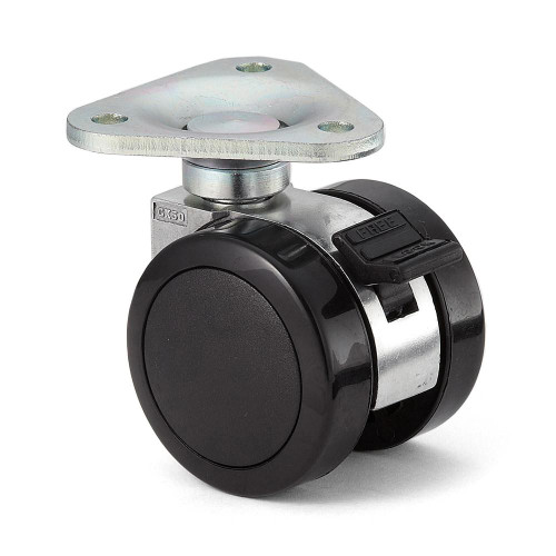 Caster Plate Type W/ Stop  - GX-50-PS