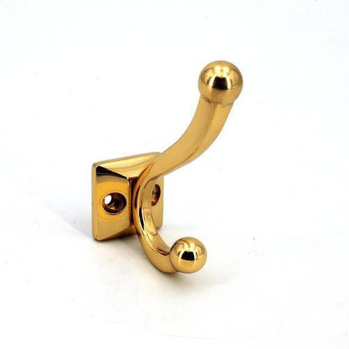 FORGED BRASS DOUBLE HOOK - PXB-BN05-211-PB-CN