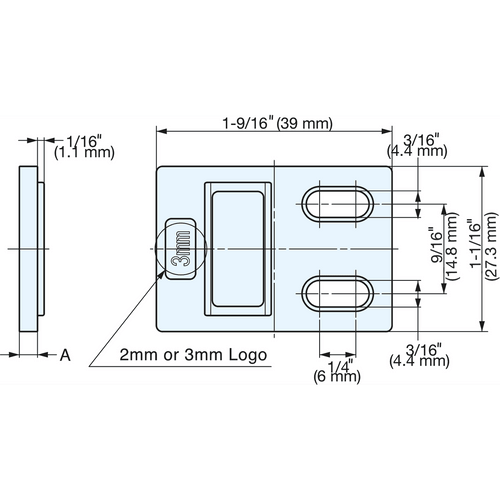 SPACER FOR LDD-S - LDD-S-P2 BL-CN