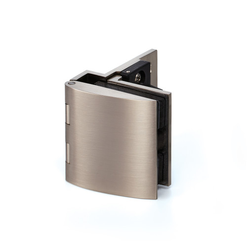 Glass Door Hinge With Catch  - GH-456C/SN