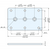 MOUNTING PLATE FOR LGB SERIES - LGB30-P65-100-CN - 1