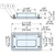 RECESSED PULL MIRROR FINISH - HH-FB-3/M-CN - 1