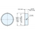 STAINLESS STEEL RECESS PULL - RP-37-CN - 1