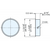STAINLESS STEEL RECESS PULL - RP-45-CN - 1