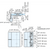 STANDARD FRAME GRAVITY HINGE - GH-G02SH-BL-R-CN - 1