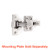 Stainless Steel Soft-Closing Euro Cup Hinge (Inset) - 180SUS-D46-0T - 0