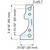 90° Angle Restrictor Plate for HG-TAJ40SC20 - HG-SC-ST-CN - 1