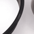10" Black Round Trash Chute - AN-HH025-BL-CN - 3