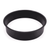 12" Black Round Trash Chute - AN-HH030-BL-CN - 0