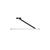 Overhead Concealed Door Stopper, Black - SAS-V450-BL - 0