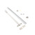 Overhead Concealed Door Stopper, Warm Grey - SAS-V450-WGR - 2
