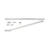Overhead Concealed Door Stopper, Warm Grey - SAS-V600-WGR - 1
