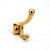 FORGED BRASS DOUBLE HOOK - PXB-BN05-211-PB - 0
