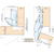 Concealed Hinge  - H160-C34/28 - 1