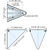 Triangle Bracket  - BK-TR100-WT - 1