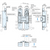 3-Way Adjustable Concealed Hinge  - HES3D-90DC - 1