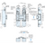 3-Way Adjustable Concealed Hinge  - HES3D-90DN - 1