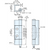 CONCEALED HINGE W/ REMOVABLE PIN- TS-243-30S - 0