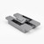 3-WAY ADJUSTABLE CONCEALED HINGE FOR CLADDED DOORS - HES3D-W190PN - 0
