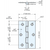 Butt Hinge (With Bushing)  - D-S-76A - 1