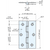 Butt Hinge (With Bushing)  - D-S-89A - 1