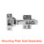 Stainless Steel Soft-Closing Euro Cup Hinge - 180SUS-D46-19T - 0