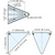 Triangle Bracket - BK-TR100-BL-CN - 1