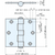 BUTT HINGE - 3535/SS-CN - 1