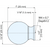 ALUMINUM KNOB - KK-B20SSG-CN - 1
