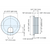 CABLE GROMMET - S445/BLK-CN - 1