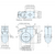 DUAL BRAKE CASTER WITHOUT BRAKE (PLATE TYPE) - MX-125P-CN - 1