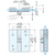 GLASS DOOR GRAVITY HINGE - XL-GH05F-120R-CN - 1