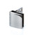 Glass Door Hinge Without Catch  - GH-456N/CR - 0