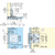 Glass Door Hinge  - GHC-34-8CR-K - 1