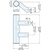 LARGE HANDLE (OFF-SET DESIGN) SILVER - SBH-600SL-CN - 1