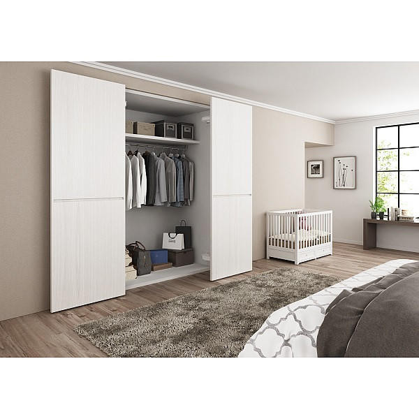 Lateral Door Opening System (Black) - LIN-X800/BL-S - Sugatsune