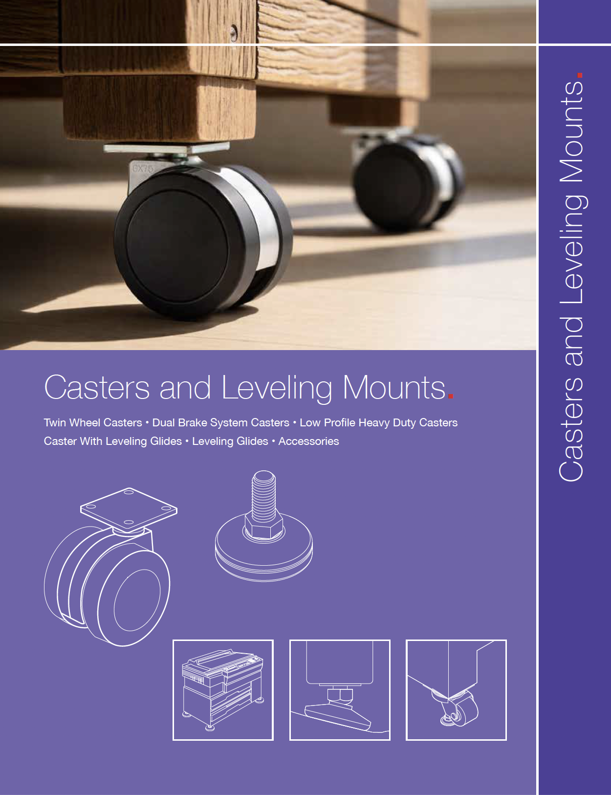 General Catalog 201C - Casters and Leveling Glides