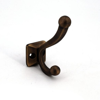 Forged Brass Double Hook - PXB-BN05-211-AB - Sugatsune America