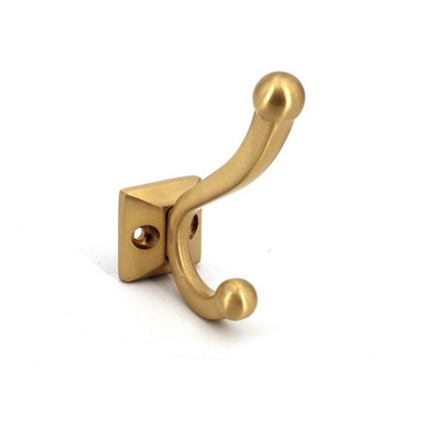 FORGED BRASS DOUBLE HOOK - PXB-BN05-211-SB