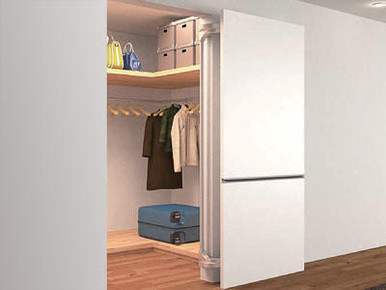 Lateral Door Opening System (White) - LIN-X1000/WT-S - Sugatsune