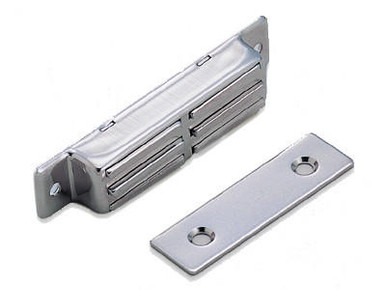Heavy Duty Magnetic Cabinet Latch – 304 Stainless Steel, Extra Strong Hold, With Screws & Strike Plates, For Doors, Drawers, And Tool Holders