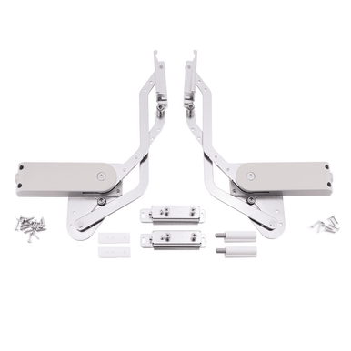 ■SUGATSUNE (220026707)SL-TGH3-24-WNSLLEDタフライト SLTGH324WNSL(4934474) Sugatsune Matte Silver Heavy Duty Invisible Hinge, 154 lb Capacity